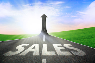 the growth of sales